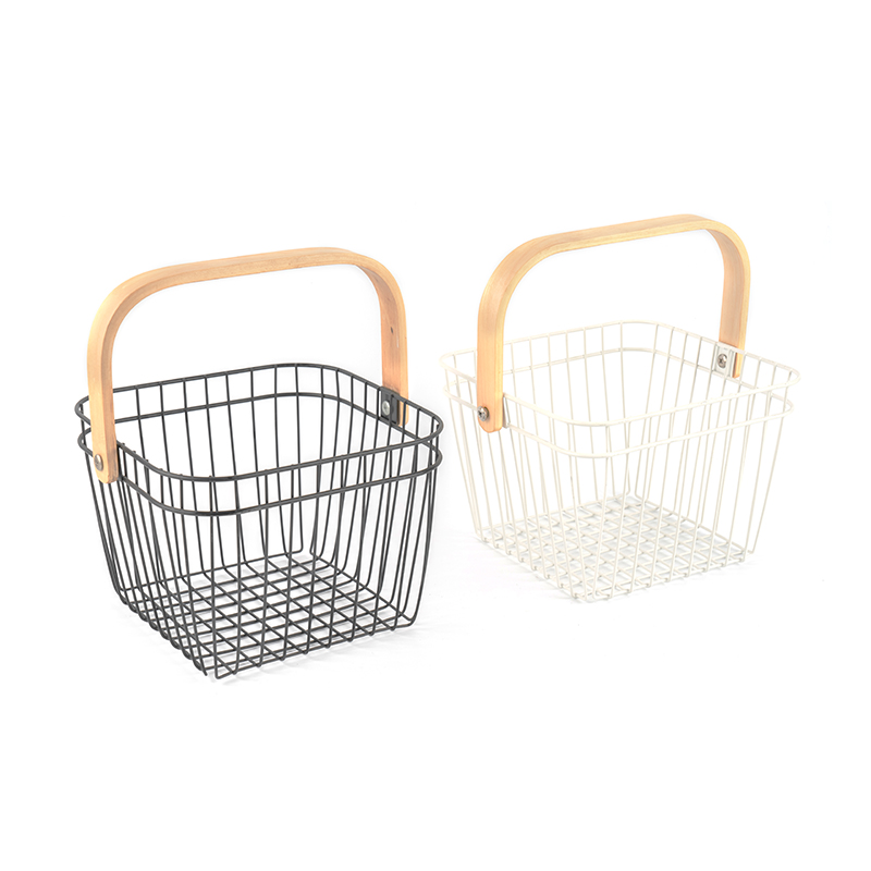 Cesta de fruta de hierro