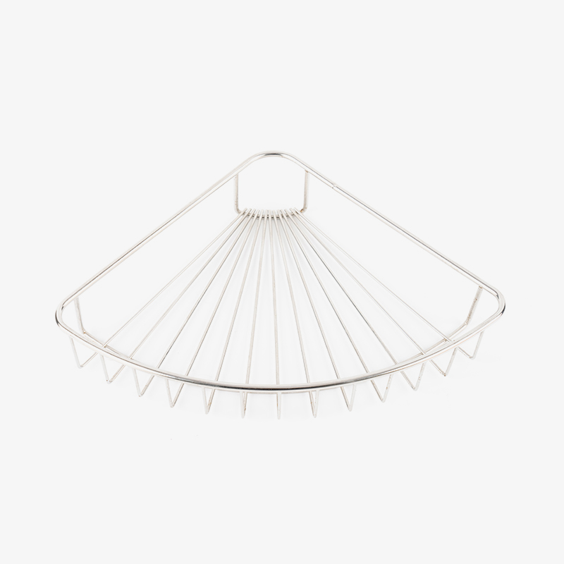 Estante de esquina en forma de ventilador