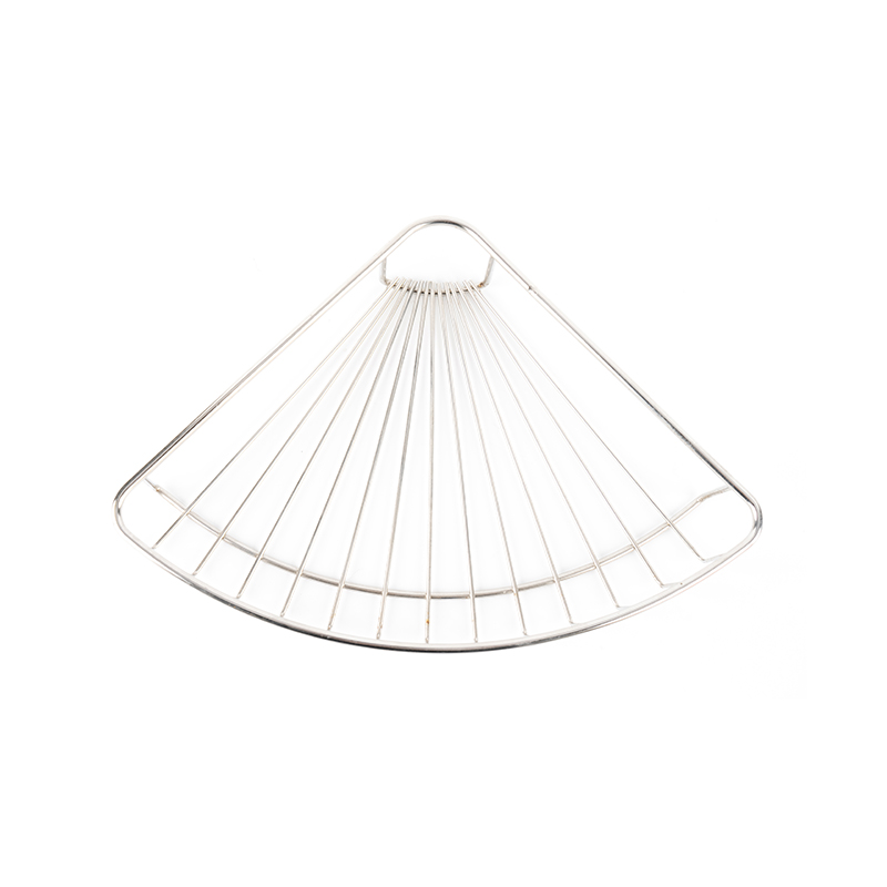 Estante de esquina en forma de ventilador